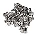 Rivet Nut Flat Head Aluminium M3 x 0.5mm (0.25-1.5mm Cap) Pack of 50