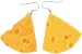 Green Bay Packers Foam Cheese Earrings