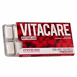 Vitacare Cool Mint Whitening Gum, Pomegranate