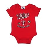 Majestic Minnesota Twins MLB Baby / Infant One-Piece Bodysuit / Romper / Onesie (Size: 6-9)