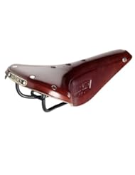 Brooks Saddles B17 Narrow Bicycle Saddle (Black Steel Rails, Antique Brown)