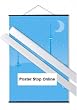Poster Hangers (Set of 2 Hangers) - White (Size: 27'' each)