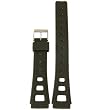 Watch Band Replacement Rubber Plastic Black Textured To Fit Sport Watch 18mm