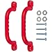 Swing Set Stuff Playground Handles with SSS Logo Sticker, Red, 10