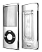 iGadgitz CRYSTAL Hard Case Cover for Apple iPod Nano 4th Generation 4G Nano-Chromatic 8gb & 16gb + Belt Clip