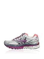 Brooks Zapatillas Adrenaline GST 14 Women Wide (Blanco / Plata)