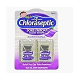 Chloraseptic Kids Sore Throat Relief Strips, Grape, 2 - 20 strip dispensers (Pack of 6)