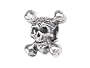 Zable(tm) Sterling Silver Skull and Crossbones Bead / Charm