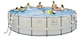 Polygroup PRO Series 15 ft. Round 48 in. Deep Metal Frame Swimming Pool Package