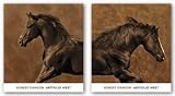 Eastward and Westward Gallop Set by Robert Dawson 20