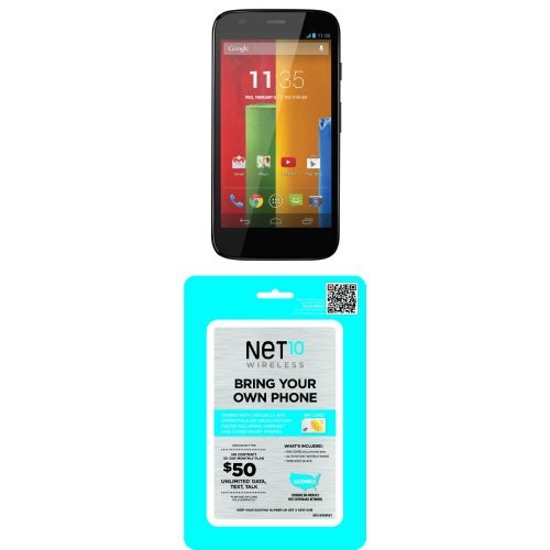 Motorola Moto G 8GB - Global GSM Unlocked with Net10 SIM Card