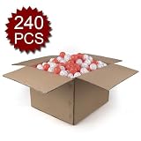 Wiffle Golf Balls - 240 Pieces Wholesale Lot, Mixed Color White and Orange