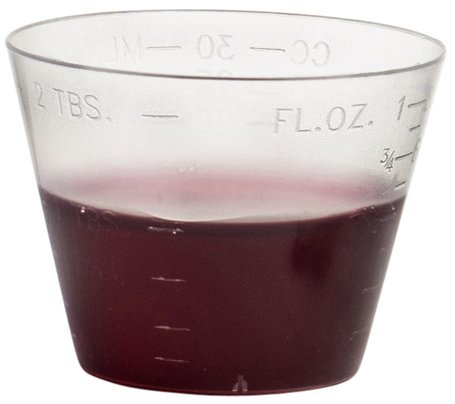 300 Vakly Disposable Graduated Plastic Medicine Cups, 1 OZ