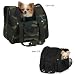 Pet Carrier - Casual Canine Backpack Pet Carrier - Black