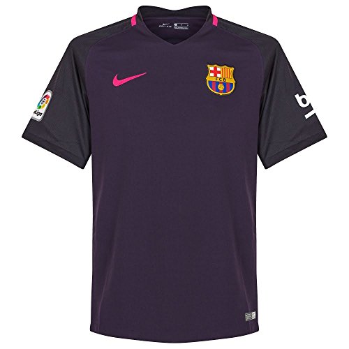 Nike Kid's Barcelona 2016/2017 Away Soccer Jersey (Purple)