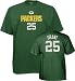 Ryan Grant Reebok Name and Number Green Bay Packers T-Shirt - X-Large
