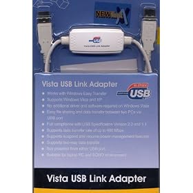 Newlink USB Data Link Adaptor Cable for Windows Vista Easy Transfer