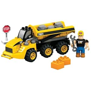 Mega Bloks CAT Articulated Dump Truck by Mega Brands