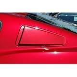 2010 2011 2012 10 11 12 Ford Mustang Painted Quarter Window Scoops Sterling Grey... by DG Custom Auto