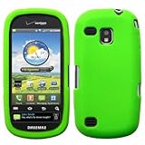Green Silicone Skin / Case / Cover for Samsung Continuum / SCH-I400