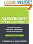 Assessment Clear and Simple: A Practical Guide for Institutions, Departments, and General Education (Jossey-Bass Higher Education)