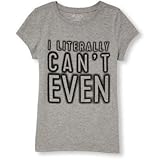THE CHILDREN'S PLACE(ザ・チルドレンズプレイス) ショートスリーブグリッターグラフィックティ スモーケブ トップス半袖Tシャツ 10～12歳【並行輸入】