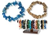 Earth Nuggets SEMI-PRECIOUS STONE Stretch Bracelets