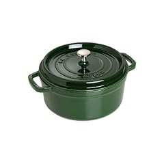 Staub 1102485 Cocotte / Br�ter rund 24 cm, basilikumgr�n
