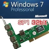 Microsoft/マイクロソフト DSP版 Windows 7 Professional SP1 32bit + USBカード バンドルセット