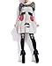 ellazhu Women Baggy Fashion Painting Crew Neck Pullover Sweater OneSize GY269 Face Grey