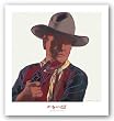 Cowboys and Indians: John Wayne 201/250, 1986 by Andy Warhol 26"x26" Art Print Poster