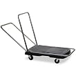 Utility-Duty Home/Office Cart, 250 lb Capacity, 20-7/8 x 31-3/4 Platform, BK