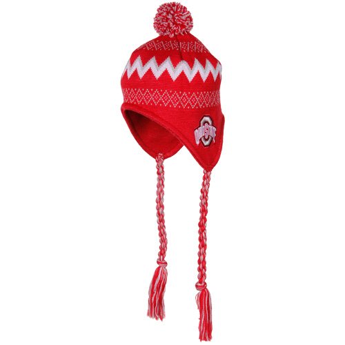 Ohio State Buckeyes Preschool Scarlet Tassel Knit Beanie