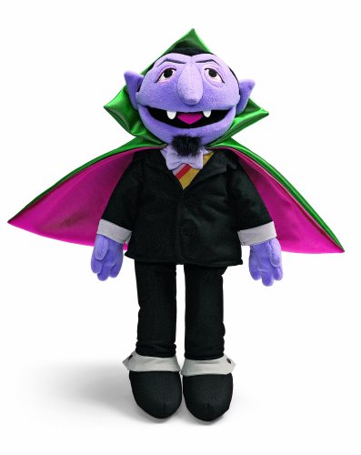 Childrens Toyshop  Toys : Gund Sesame Street "The Count" doll with cape