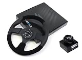 94-10 Toyota Corolla NRG 320MM Steering Wheel + Hub Adapter Black Combo