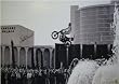 Evel Knievel Signed 20X30 Photo - Jump B&W - Limited Numbered Edition Of 100 - Authentic Autographed