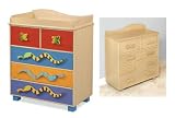 Little Lizards 5-Drawer Wooden Chest
