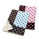 Bambini Polka Dot Blanket - color: Pink