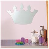 41oKKhoEoxL. SL160  Check Out Peel & Stick By RoomMates Princess Mirror (Large)