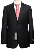 NEW $795 ITALIAN CHIANTI Solid Blue Men's Suit 34R 34 R