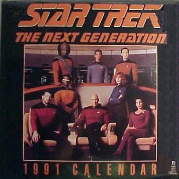 Star Trek: The Next Generation 1991 Calendar