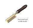 Golden Supreme Pressing Comb Smooth Back Brass