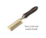 Golden Supreme Pressing Comb Smooth Back Brass