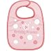 Baby Girl's First Birthday Embroidered Fabric Bib