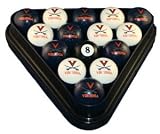 Univerity of Virginia Cavaliers UVA Billiard Ball Set