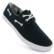 Mens Canvas Boating/Deck Shoes