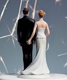 Baby Keepsake: The Love Pinch Bridal Couple Figurine - Caucasian Couple