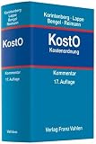 Kostenordnung (KostO): Gesetz über die Kosten in Angelegenheiten der freiwilligen Gerichtsbarkeit