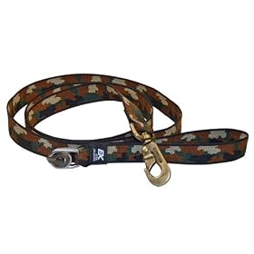 EK Ekcessories 10749C-W40-AM Designer Big Wolf 6' Camo Dog Leash with LED Light
