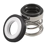 uxcell ゴム セラミック 回転 リング 21mmポンプ メカニカル シール ベローズ